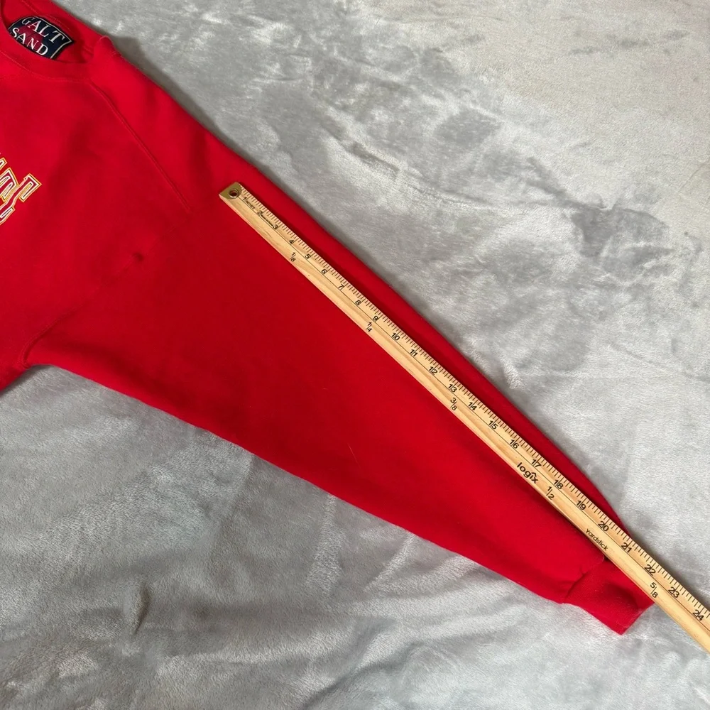 Vintage Florida State FSU Crewneck Sweatshirt Mens XL Faded Red Made In USA 90s - Picture 8 of 8